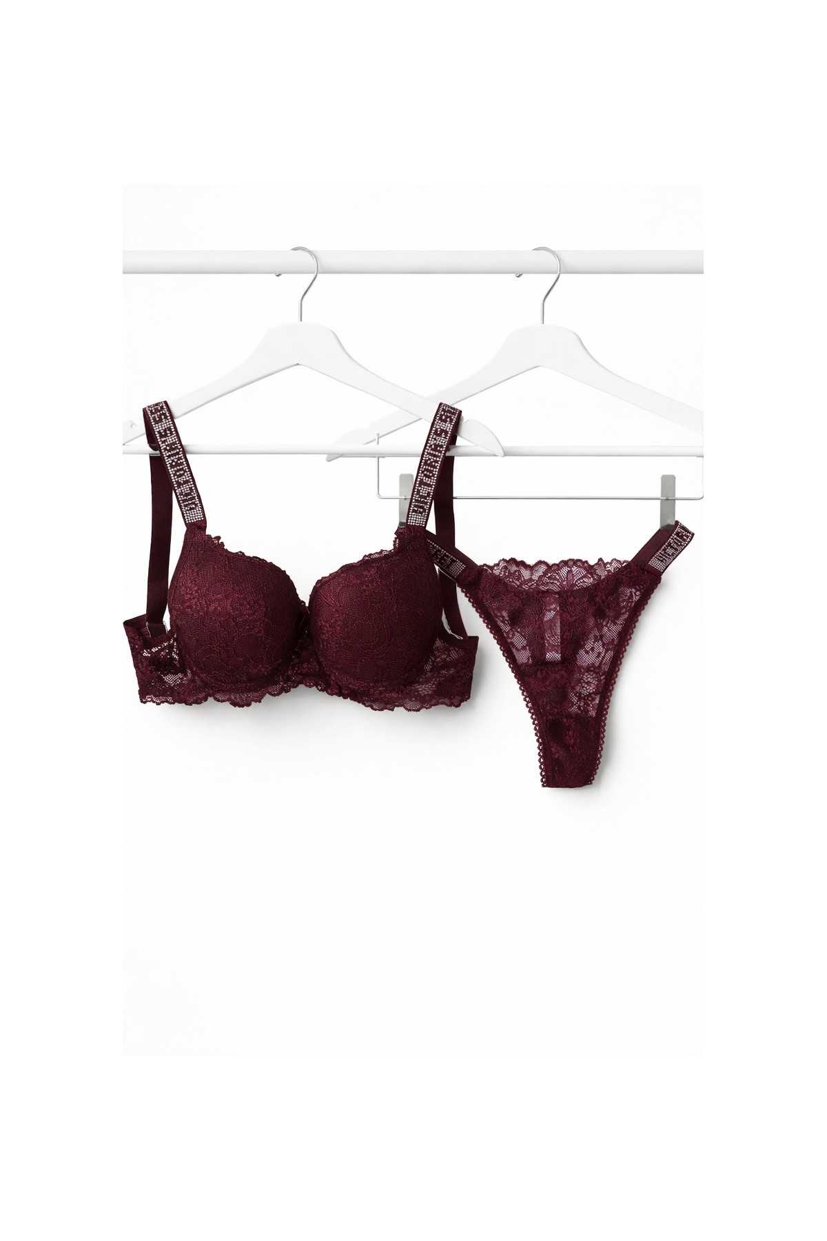 SB355- Bordo Luxury Saten...