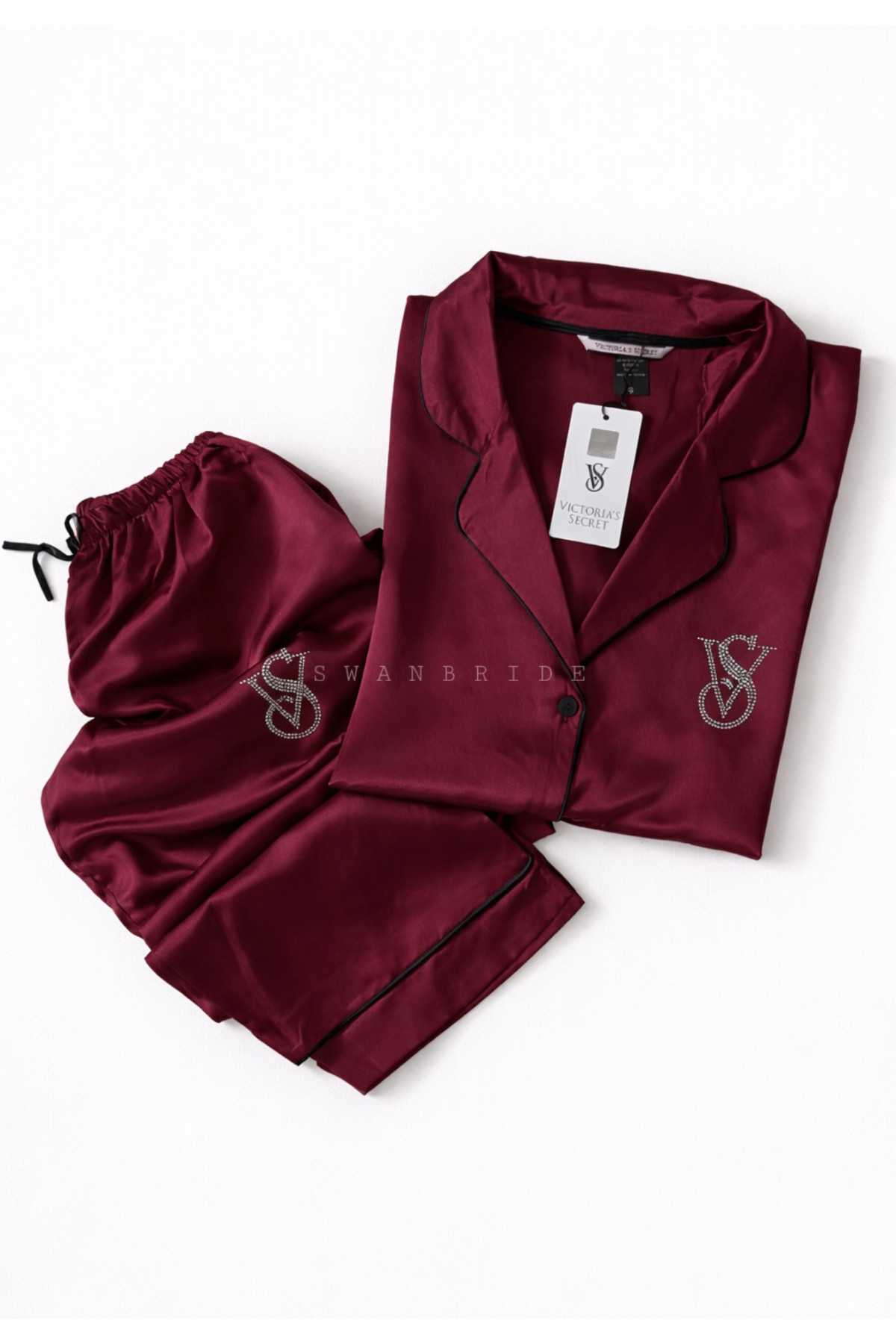 SB355- Bordo Luxury Saten...