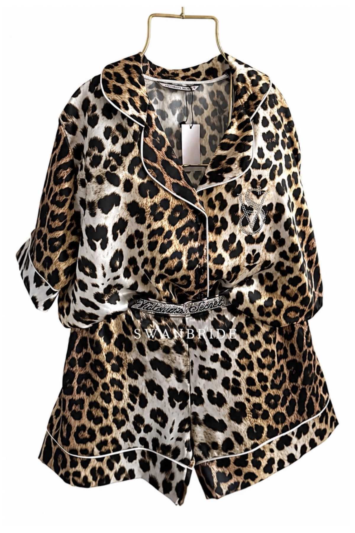 SB375- Leopar Saten...