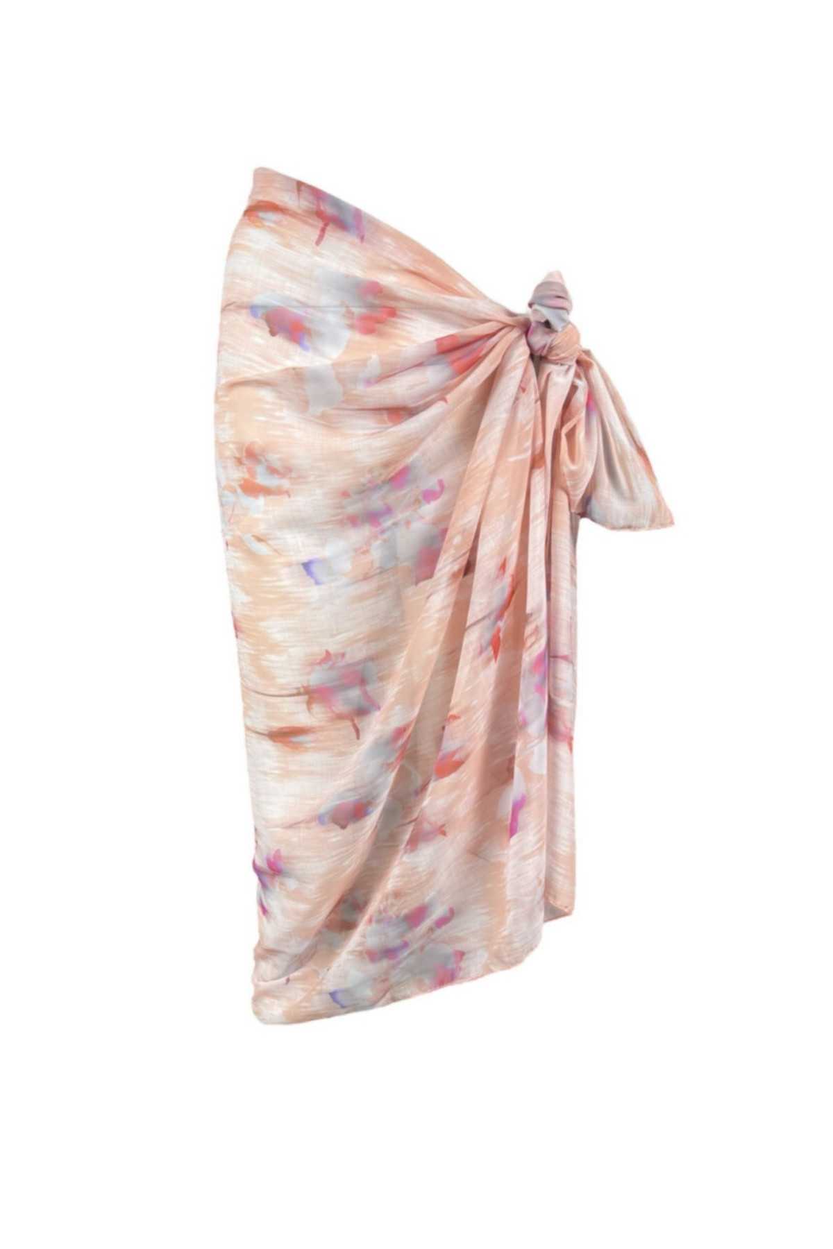 SB107- Plaj Bağlamalı Tül...